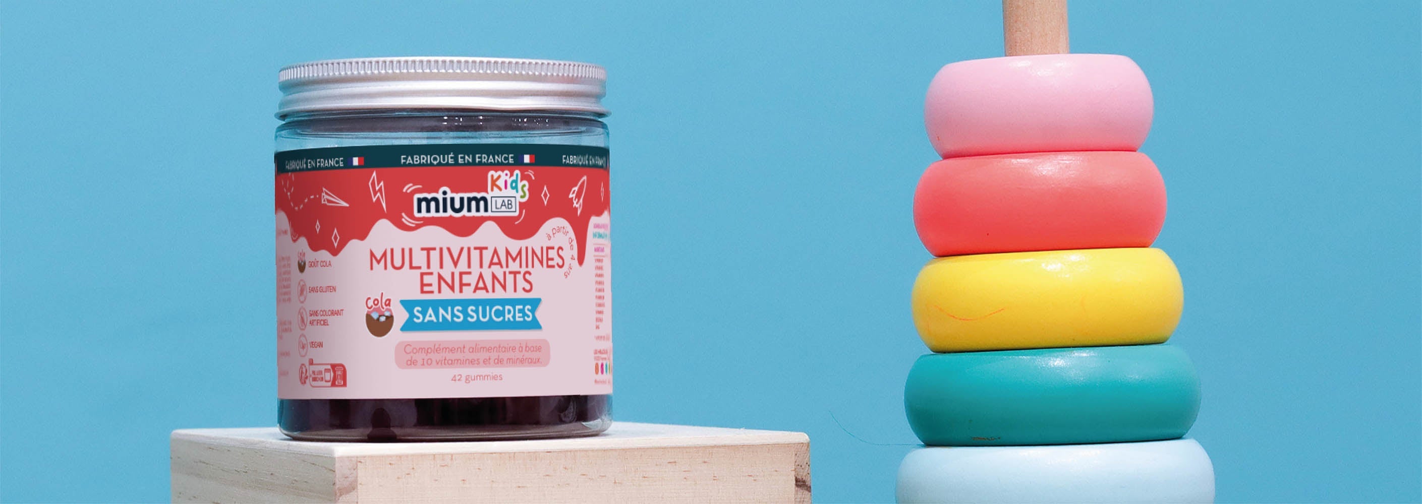 Compléments alimentaires multivitamines enfants