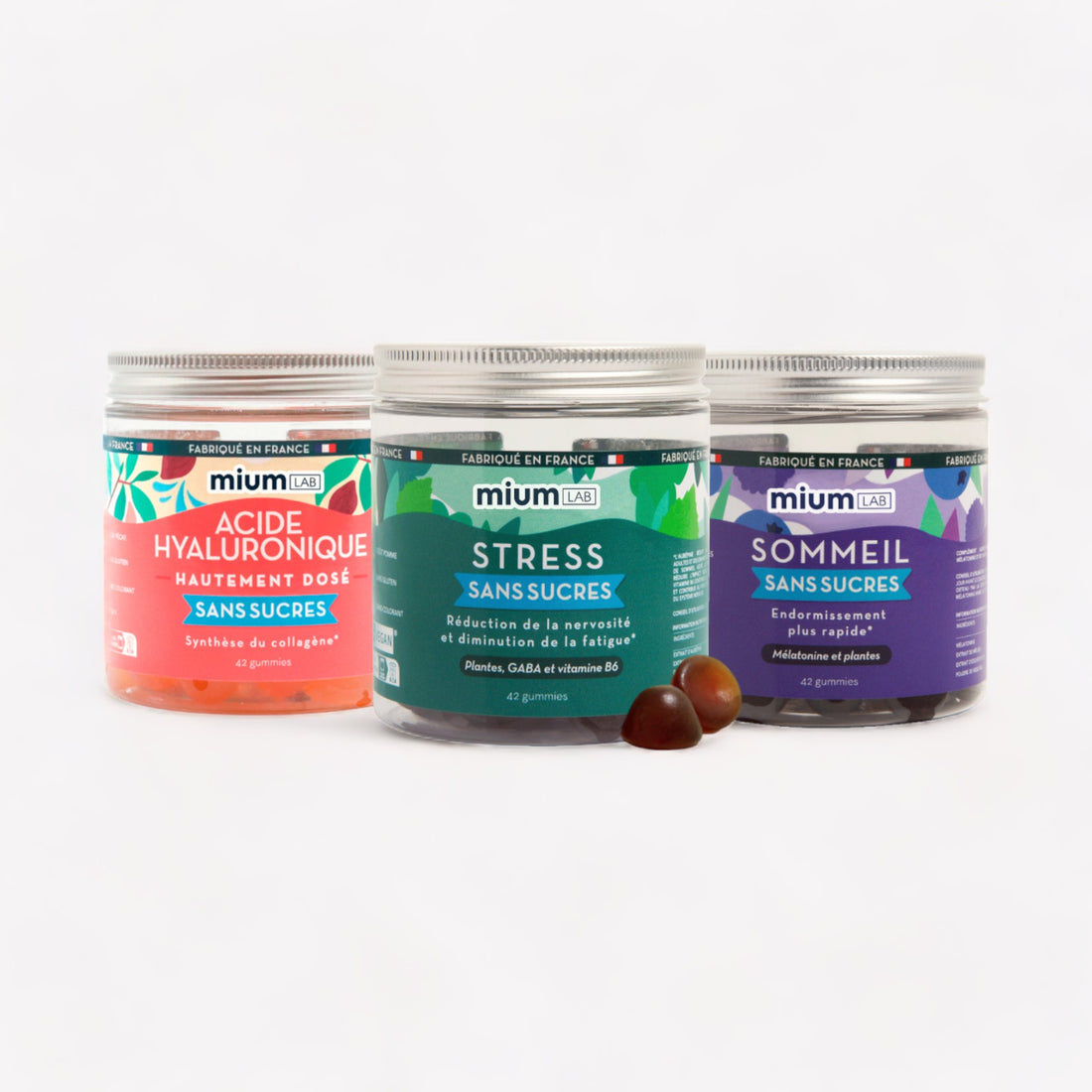 Routine Acide Hyaluronique, Stress et Sommeil | Cure Personnalisée | 3 x 21 jours