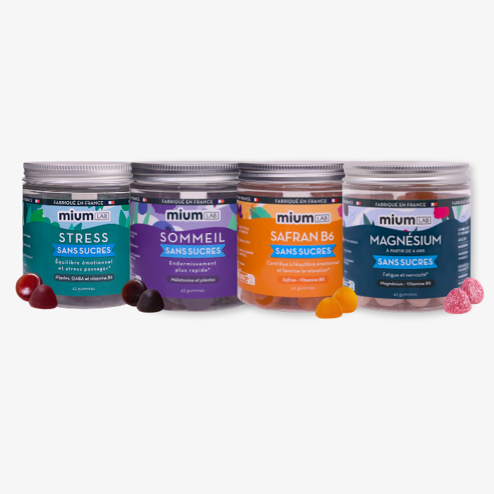 Programme n°6 : Anti-stress & Bien-être | Safran B6, Sommeil, Magnésium et Stress | 4 x 21 jours