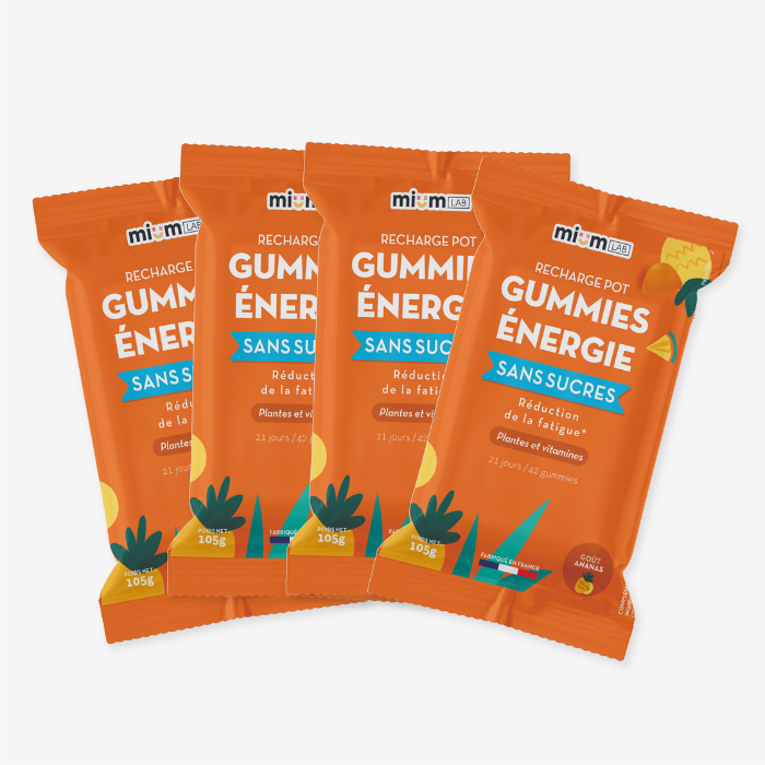 Pack 4 éco-recharges ÉNERGIE | Boost physique et mental | 4 x 21 jours