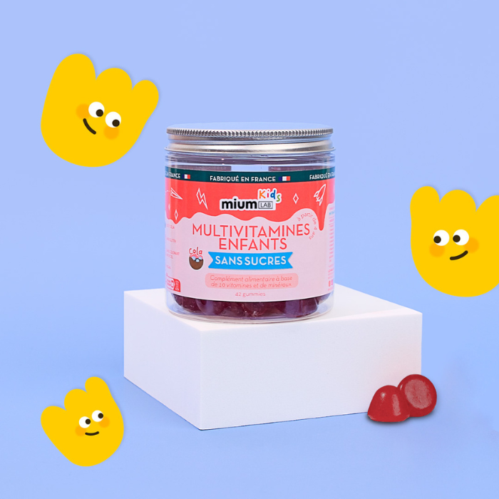Gummies Enfants SANS SUCRES | Multivitaminé | 21 jours