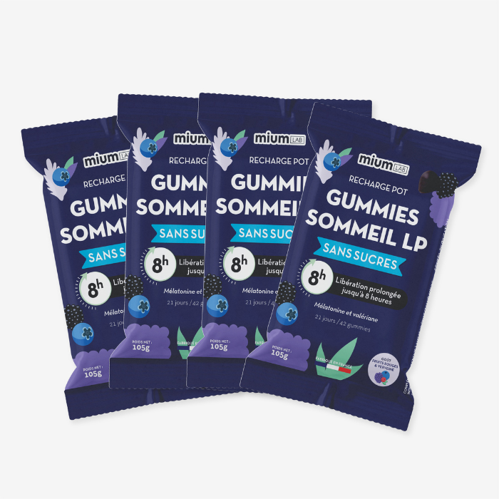 Pack 4 éco-recharges SOMMEIL LP | Réduit les réveils nocturnes | 4 x 21 jours