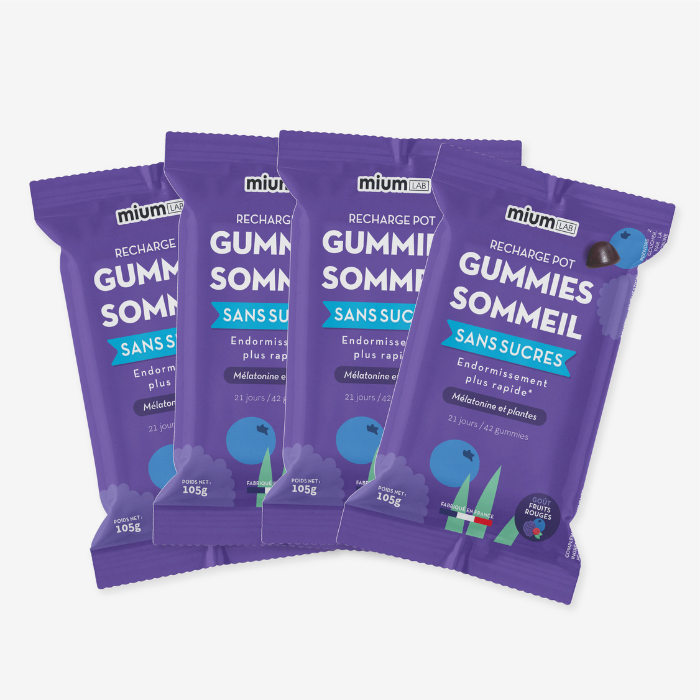 Pack 4 éco-recharges SOMMEIL | Qualité du sommeil | 4 x 21 jours