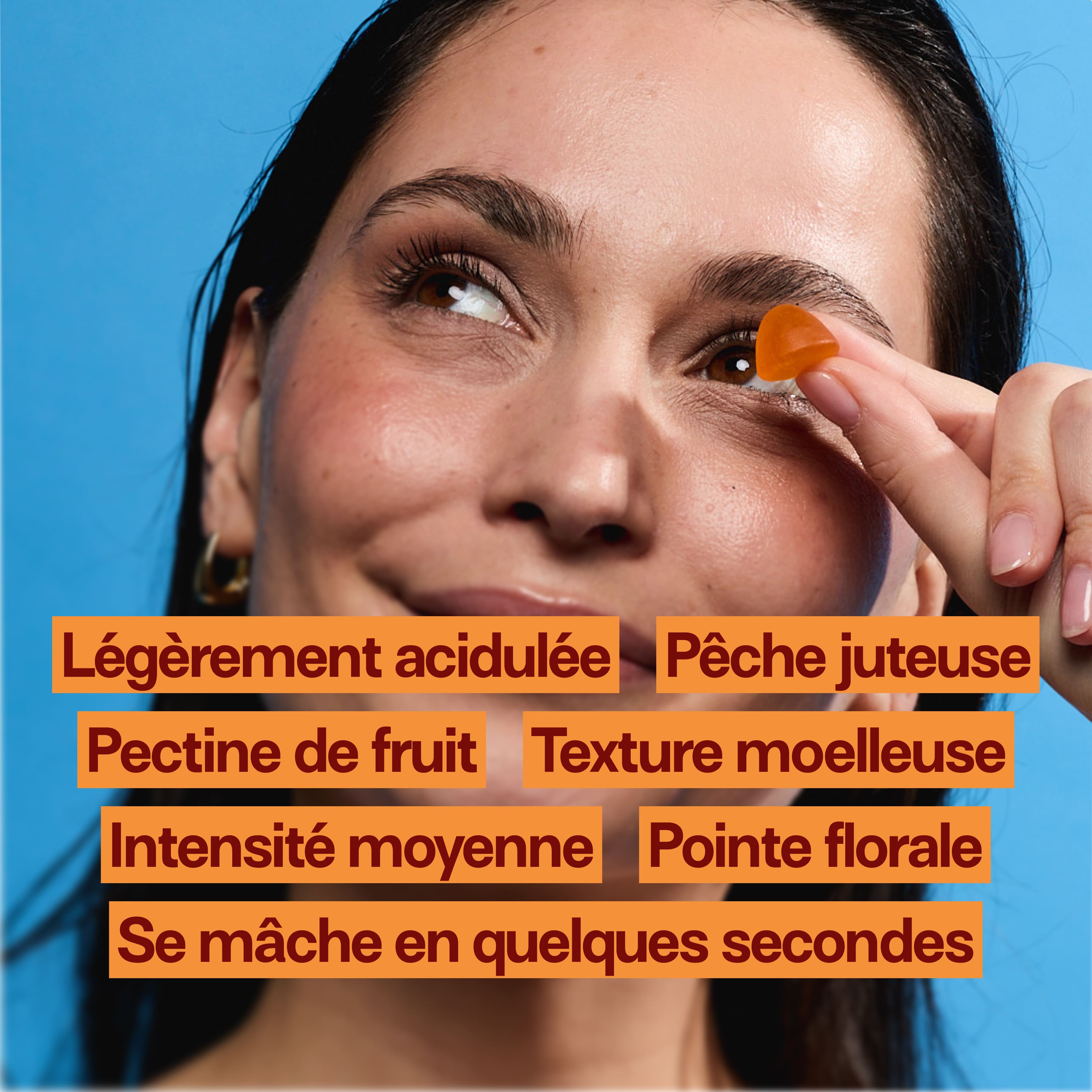 Gummies SAFRAN B6 PÊCHE SANS SUCRES | Équilibre émotionnel | 21 jours