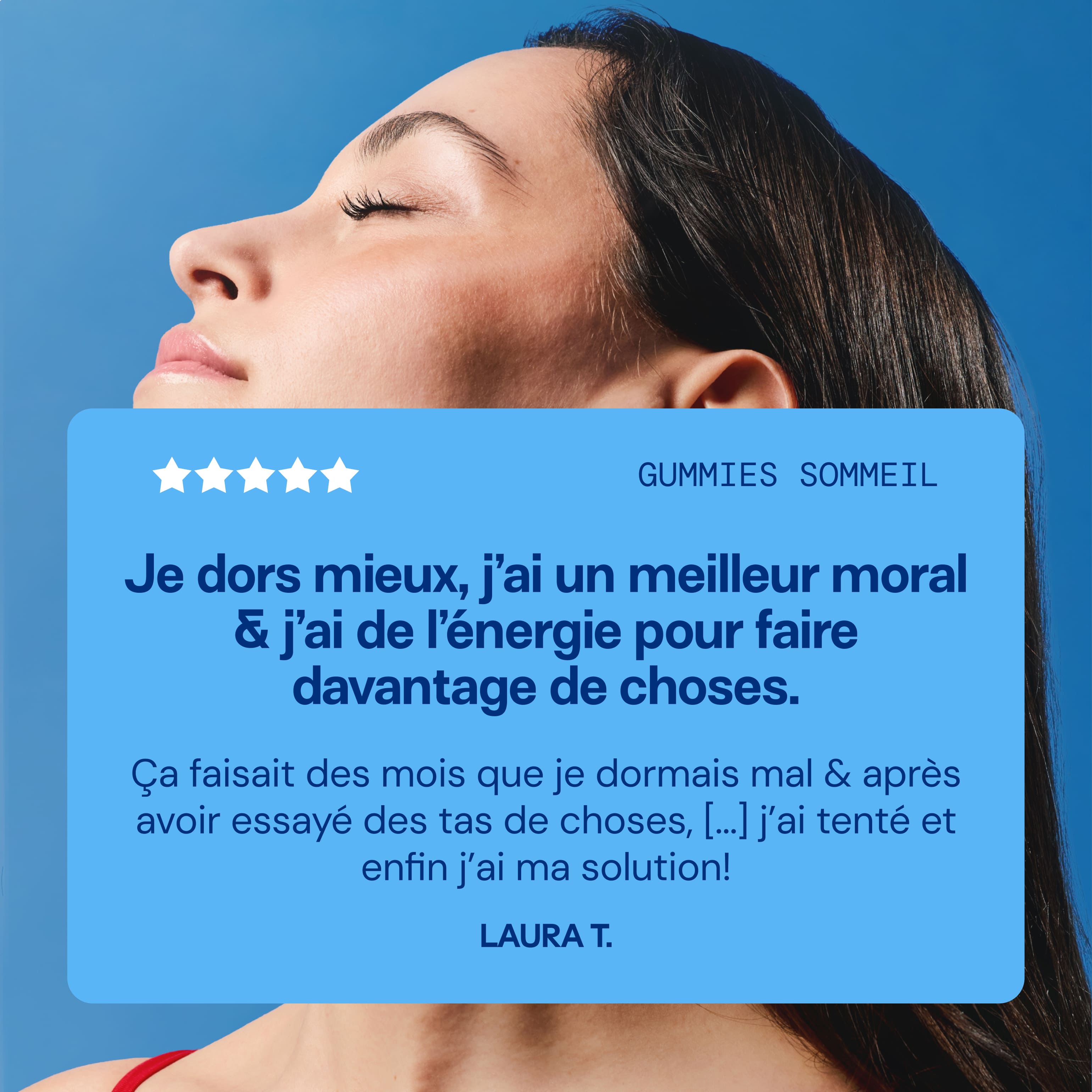 Gummies SOMMEIL LIBÉRATION PROLONGÉE | Réduit les réveils nocturnes | 21 jours 🔬