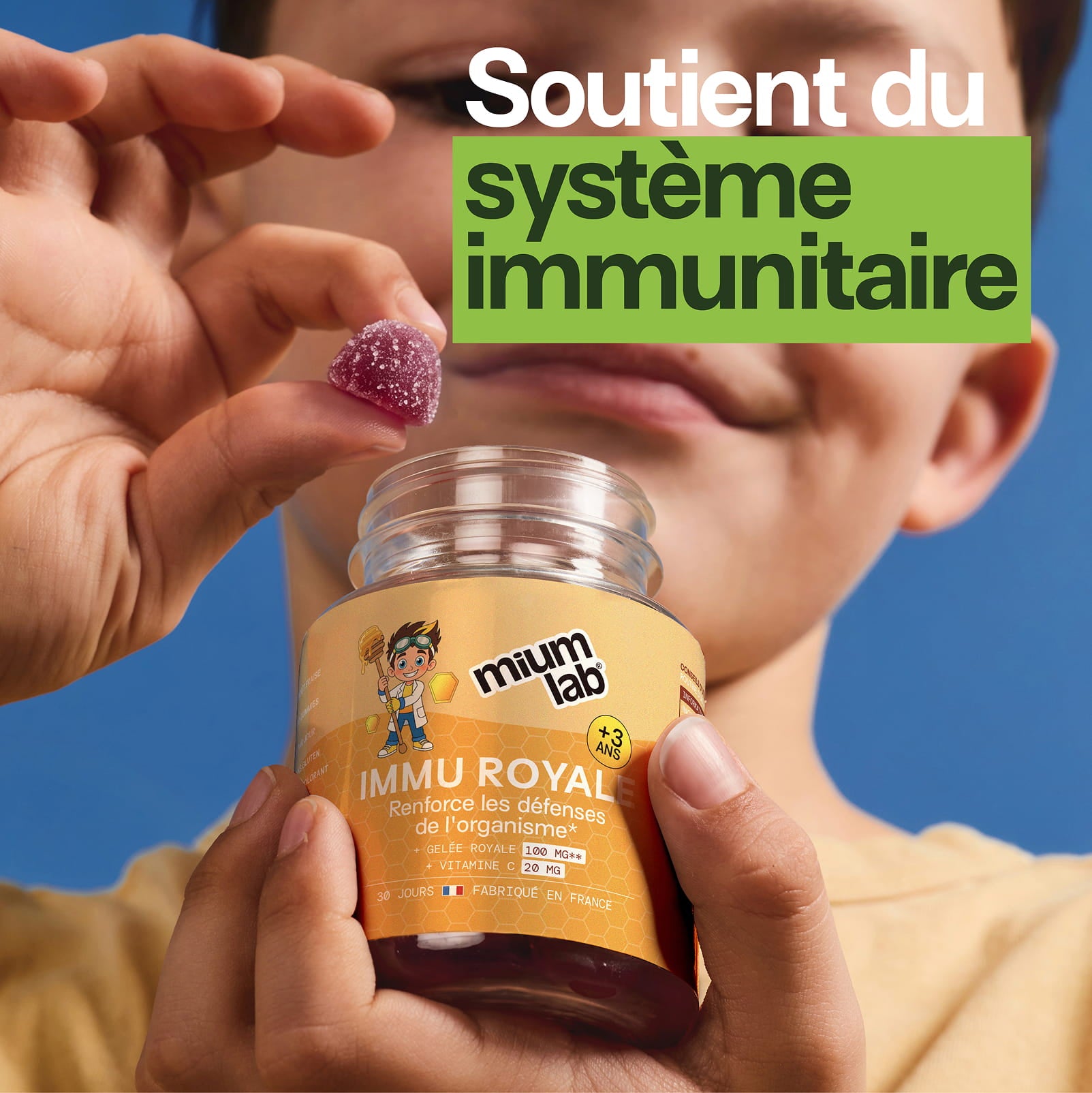 Gummies IMMU ROYALE ENFANTS | Système immunitaire | 30 jours 🧒