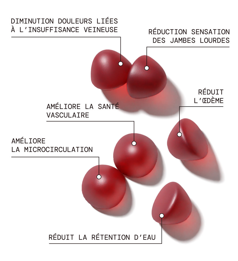 Bienfaits produits de la cure Circulation