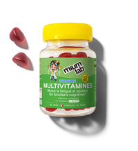 Gummies Multivitamines Enfants SANS SUCRES | Énergie stable & 10 vitamines essentielles | 30 jours