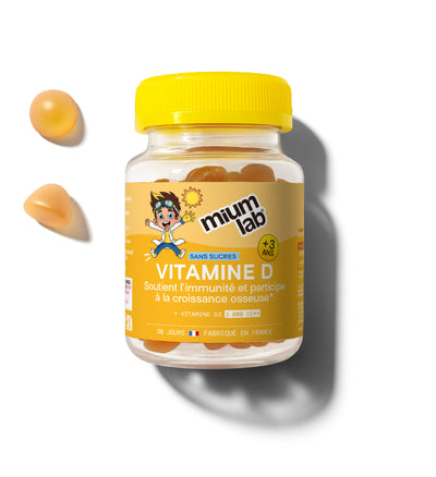 Gomitas VITAMINA D SIN AZÚCARES NIÑOS | Inmunidad y crecimiento óseo | 30 días 🧒