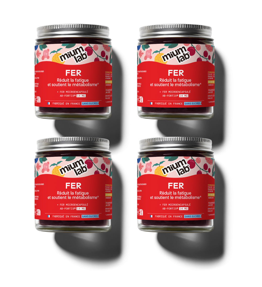 Pot de gummies Fer