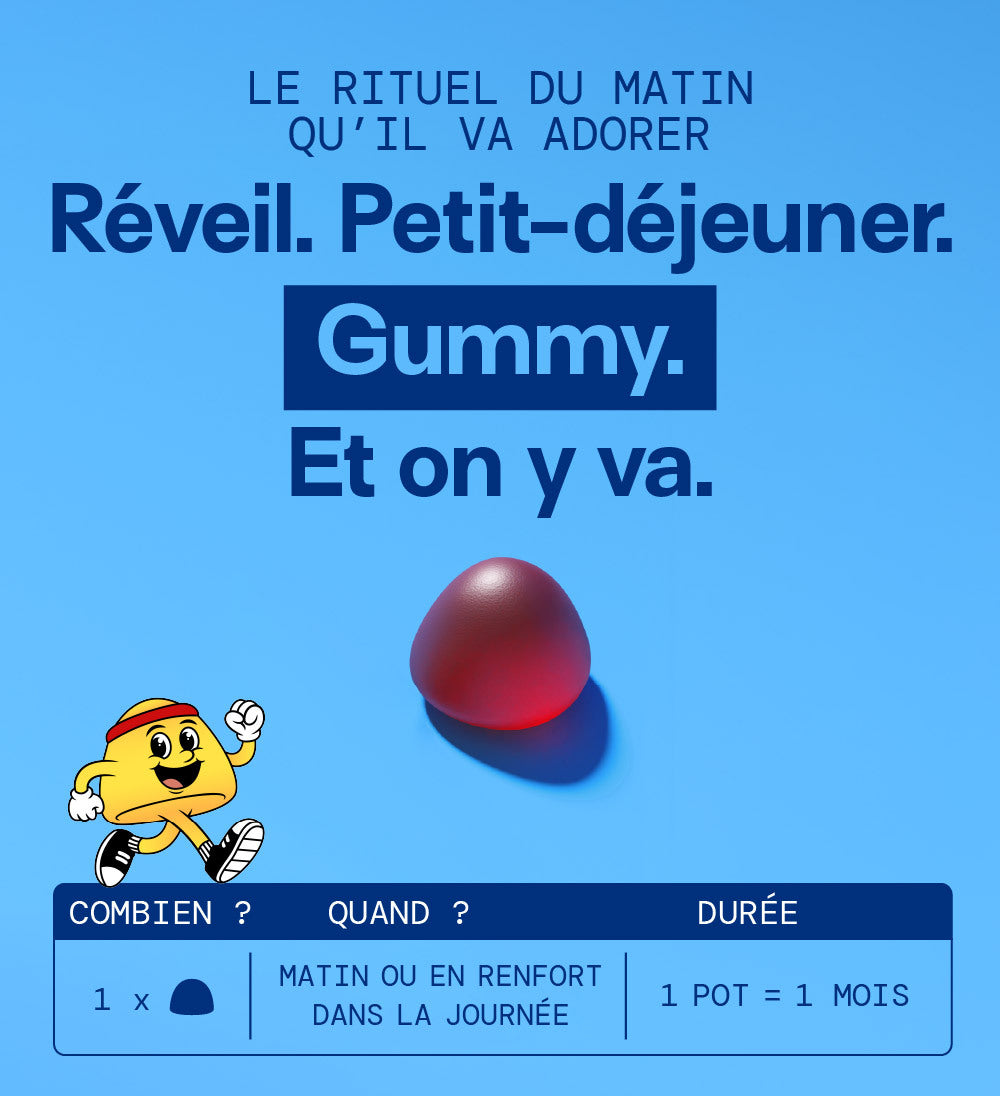 Gummies Multivitamines Enfants SANS SUCRES | Énergie stable & 10 vitamines essentielles | 30 jours