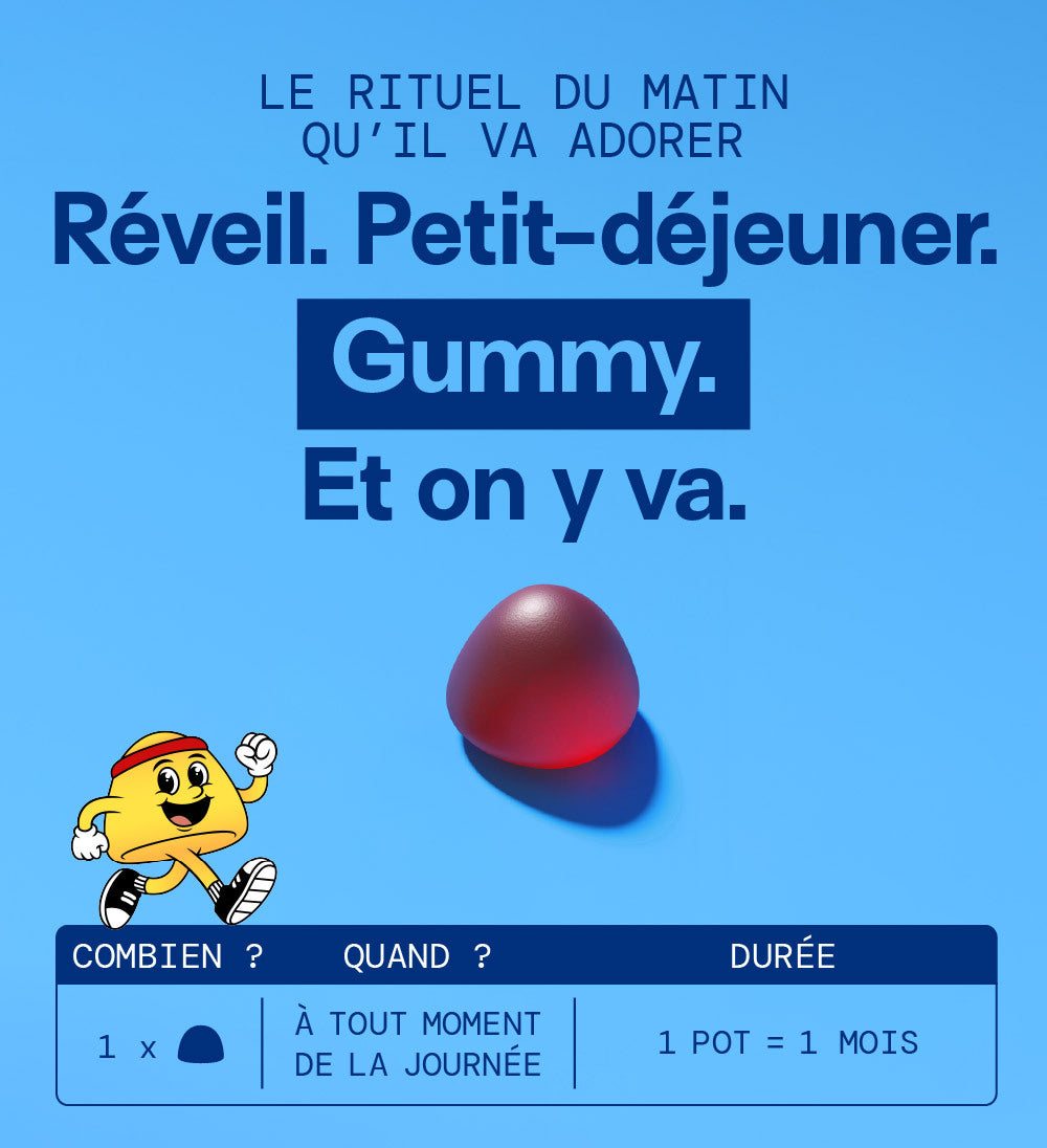 Gummies SAFRAN B6 FRAISE ENFANTS | Calme et concentration | 30 jours 🧒