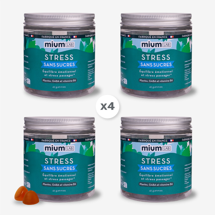 Gummies STRESS SANS SUCRES | Super Pack | 4 x 21 jours