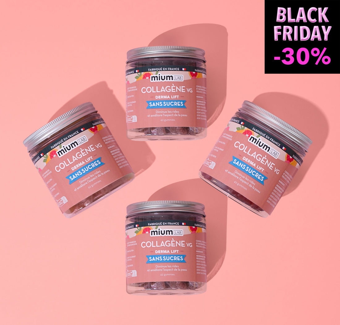 🏴 Pack Gummies Collagène VG SANS SUCRES | Hydrate & raffermit la peau | Cure longue 3 mois