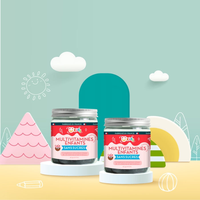 Gummies Enfants duo Sans Sucres | Pack | 2 x 21 jours
