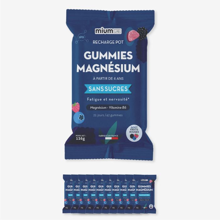 Éco-recharge MAGNÉSIUM | Réduit la fatigue et la nervosité | 21 jours