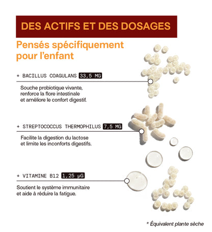 Gummies PROBIOTIQUES SANS SUCRES ENFANTS | Confort digestif | 30 jours 🧒