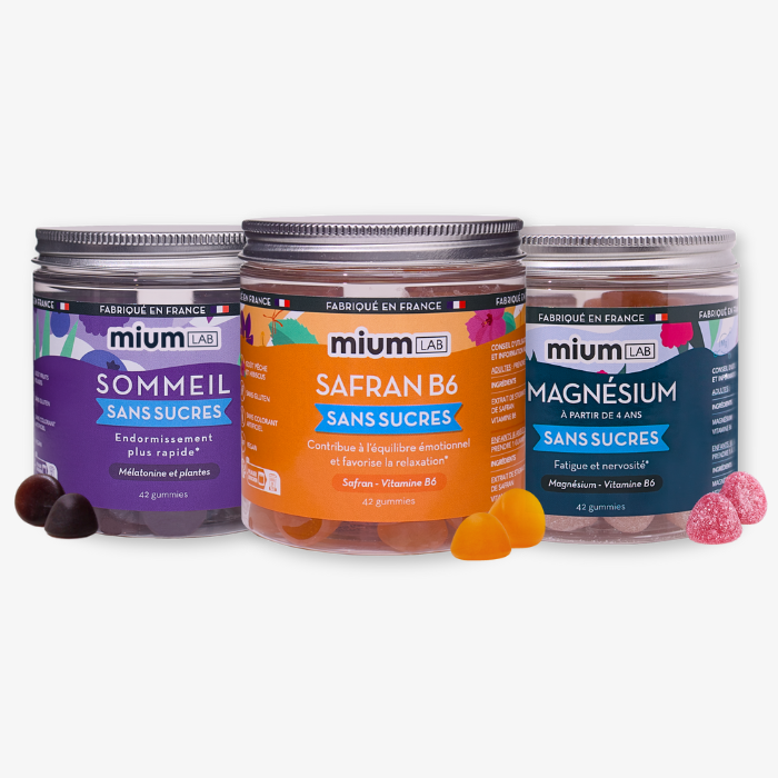 Programme n°3 : Équilibre émotionnel | Safran B6, Sommeil et Magnésium | 3 x 21 jours