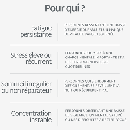 🏴 Pack Pleine Forme | Énergie + Sommeil + Magnésium + Stress | Cure 3 semaines