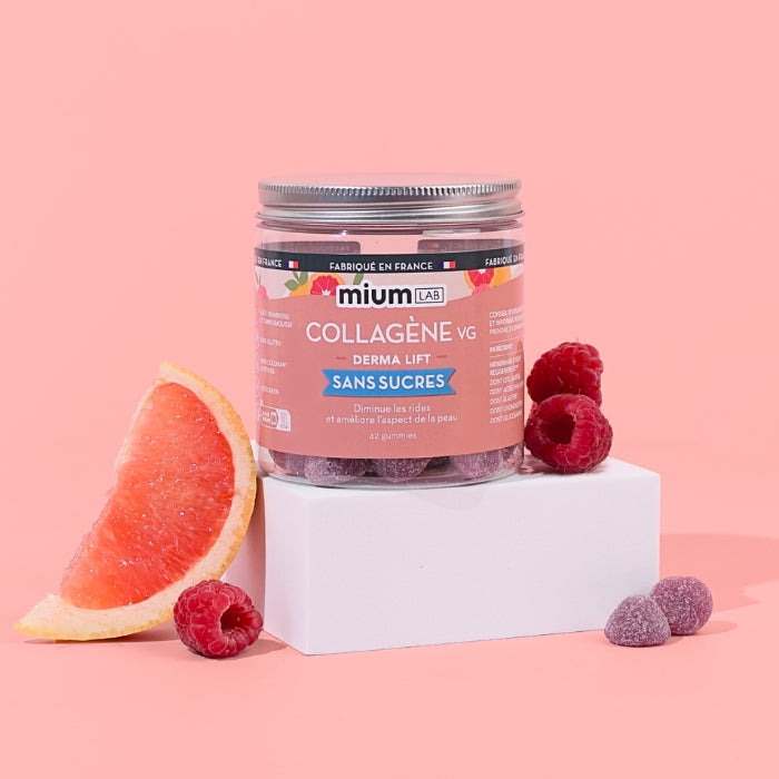Gummies Collagène VG SANS SUCRES | Hydrate &amp; raffermit la peau | 21 jours