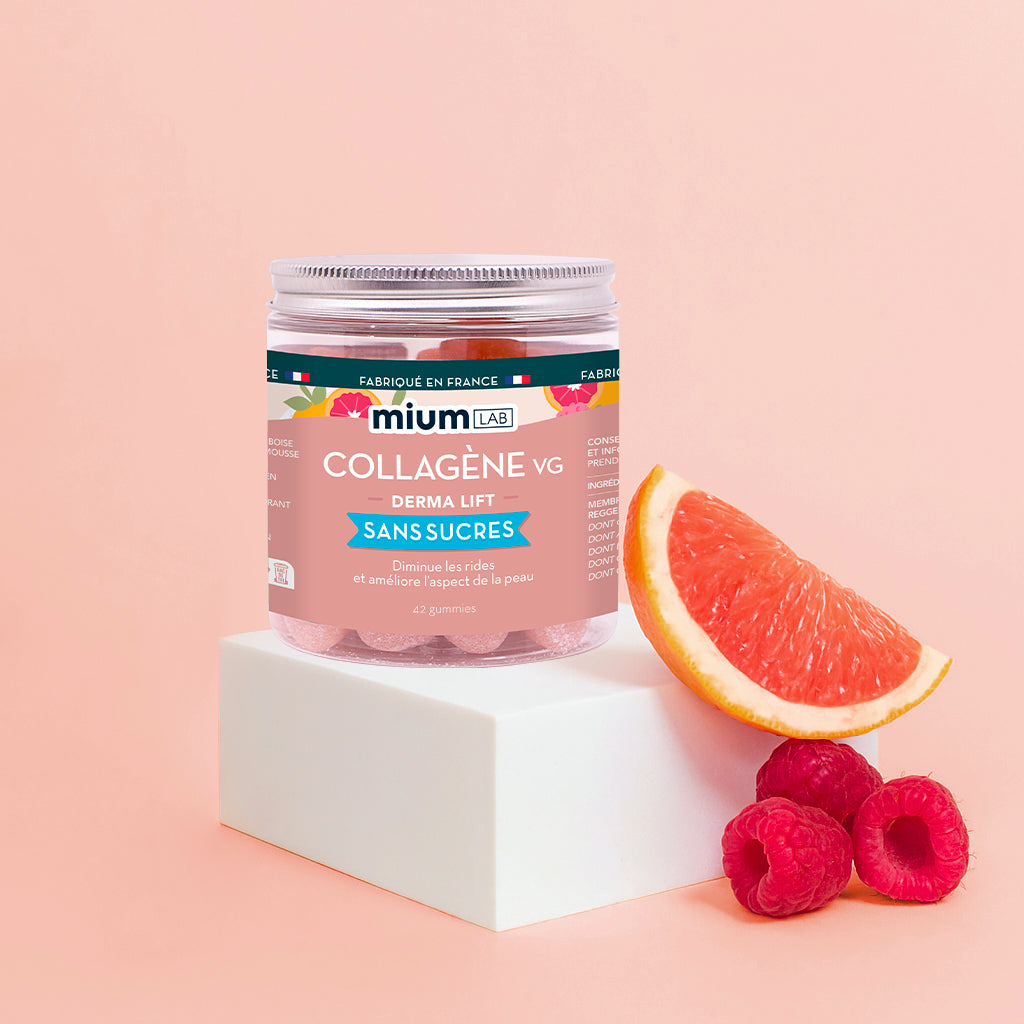 Pack Gummies Collagène VG SANS SUCRES | Hydrate &amp; raffermit la peau | 3 mois