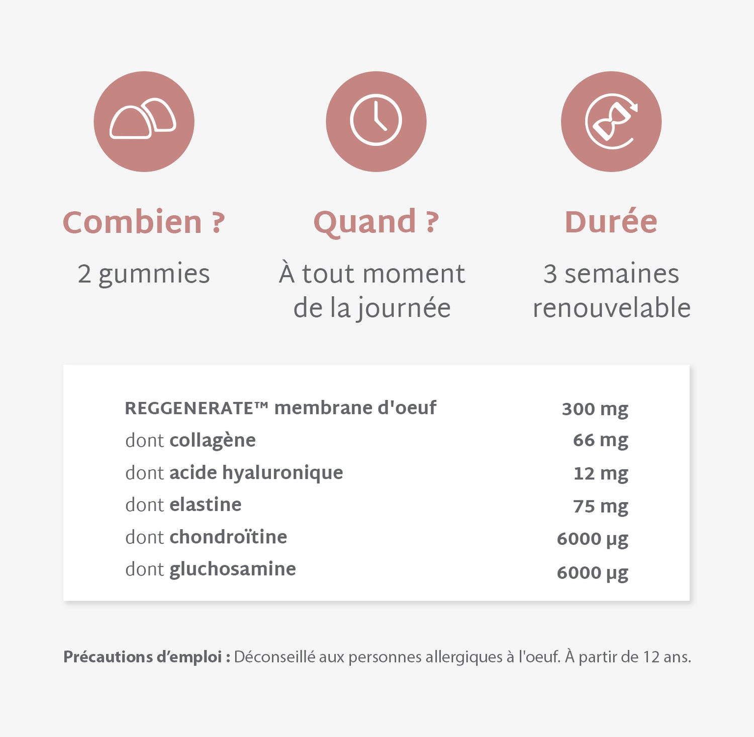 Pack Gummies Collagène VG SANS SUCRES | Hydrate &amp; raffermit la peau | 3 mois