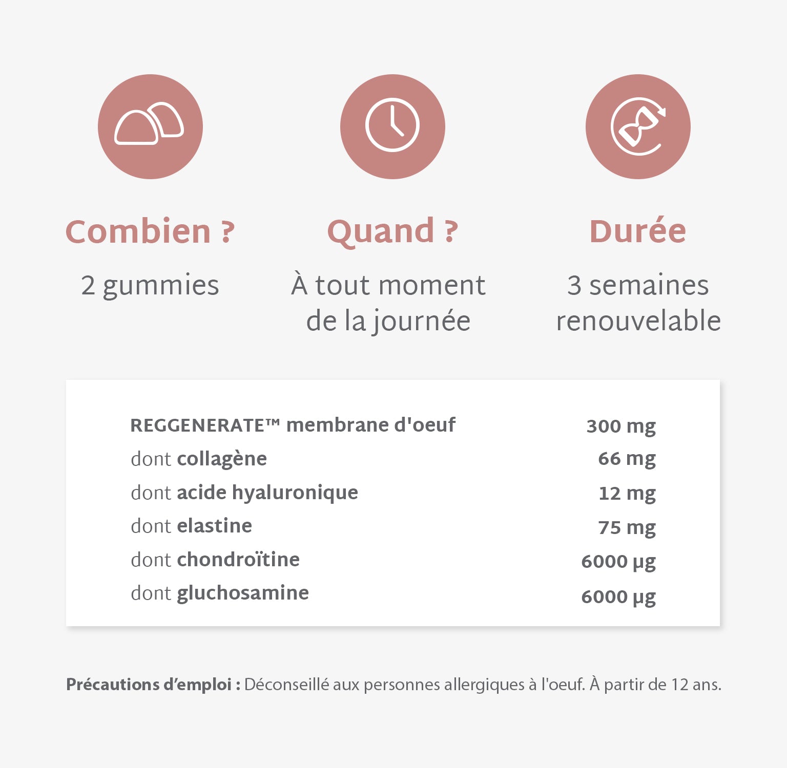 Pack Gummies Collagène VG SANS SUCRES | Hydrate &amp; raffermit la peau | 3 mois