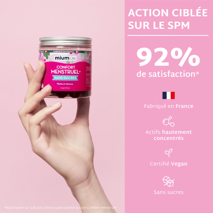 Gummies Confort Menstruel | Soulage les règles | 21 jours