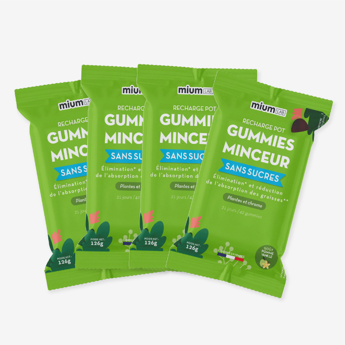 Pack 4 éco-recharges MINCEUR | Perte de poids | 4 x 21 jours