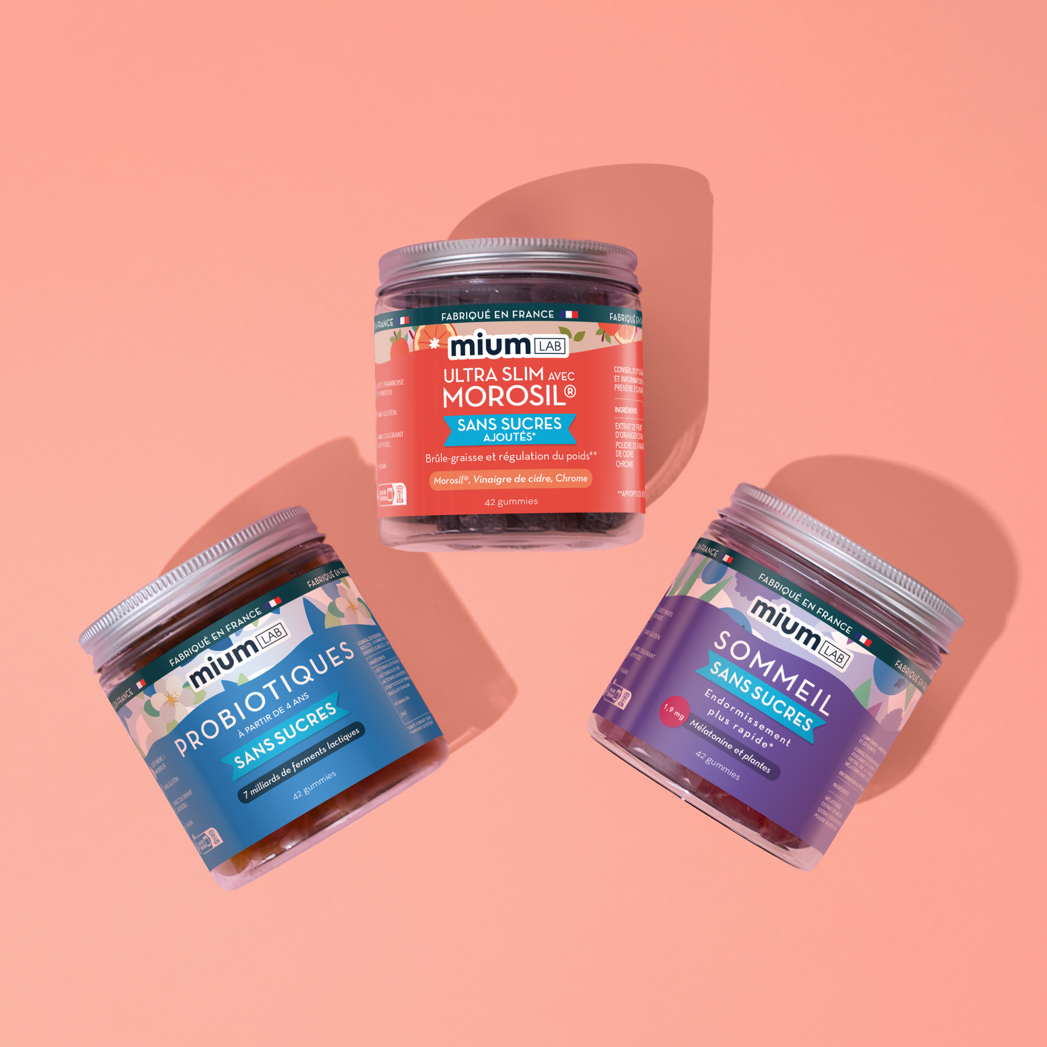 Pack Trio RESET MÉTABOLISME JOUR &amp; NUIT | Morosil + Probiotiques + Sommeil | 3 x 21 jours