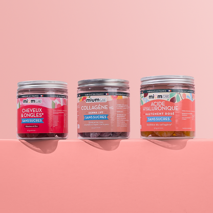 Programme GLOW UP | Collagène VG, Acide Hyaluronique, Cheveux &amp; Ongles | 3 semaines