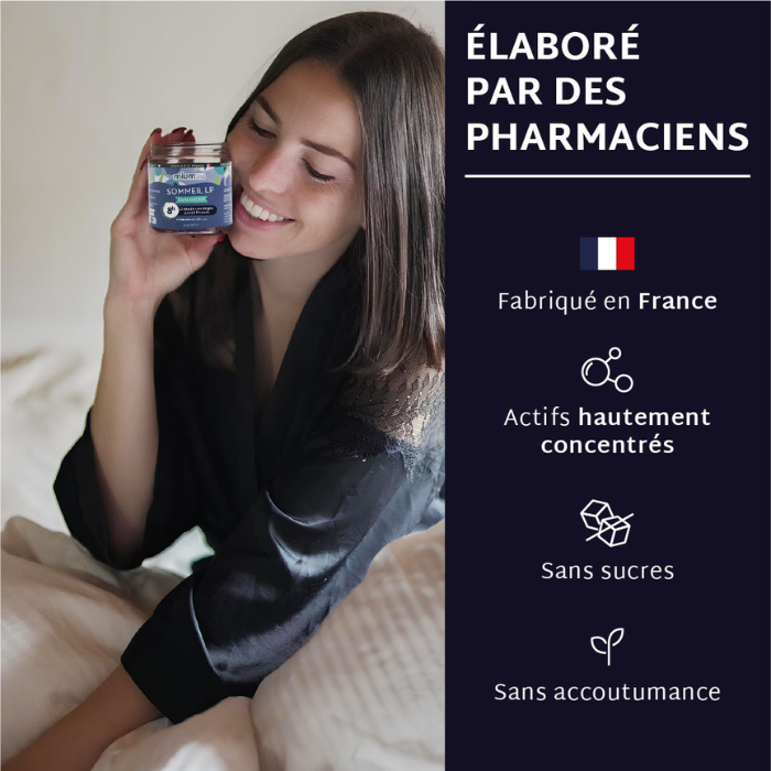 Gummies SOMMEIL LIBÉRATION PROLONGÉE | Réduit les réveils nocturnes | 21 jours