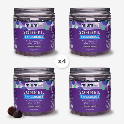 Pack 4 pots SOMMEIL | Qualité du sommeil | 4 x 21 jours