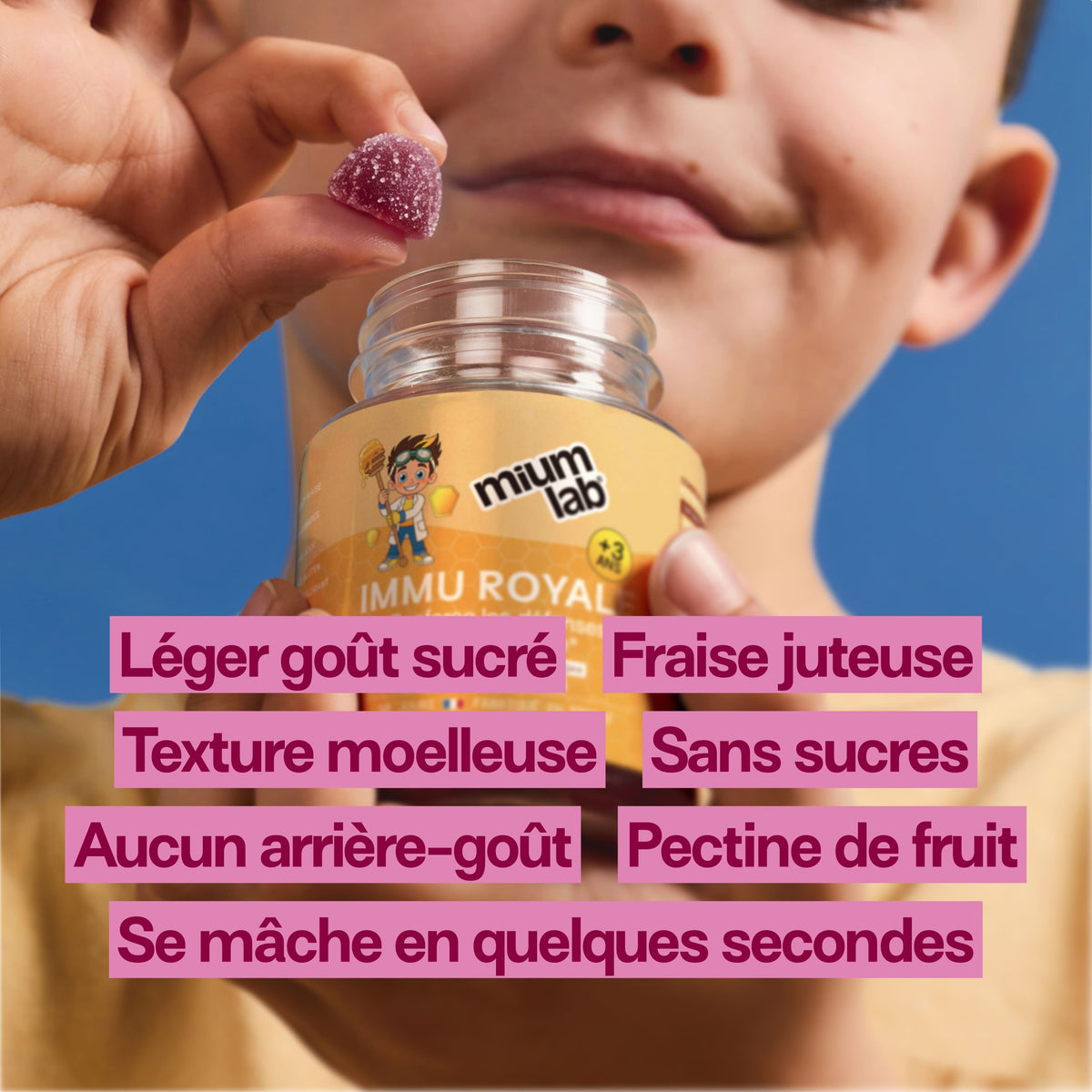 Gummies IMMU ROYALE ENFANTS | Système immunitaire | 30 jours 🧒