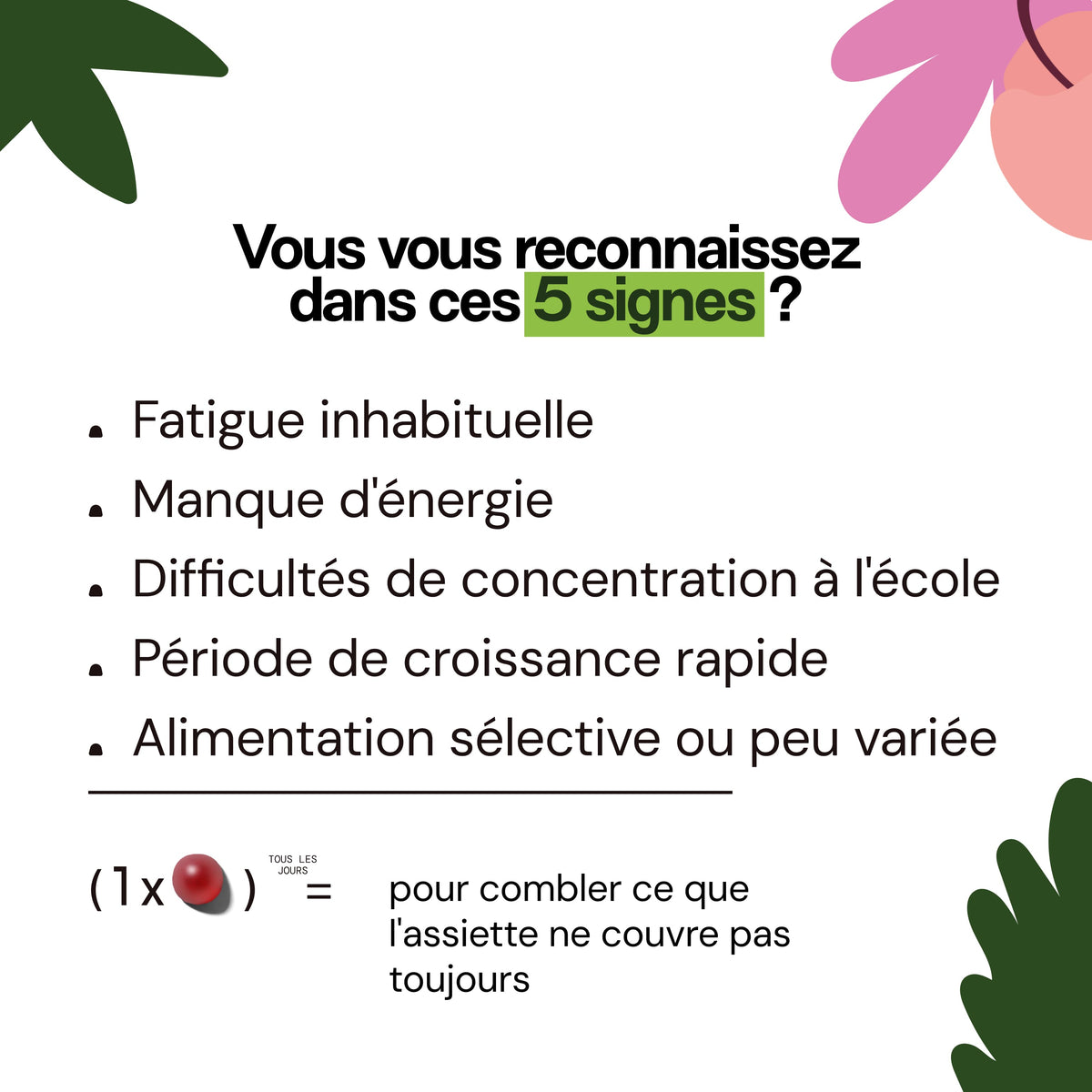 Gummies Multivitamines PIK Enfants SANS SUCRES | Énergie stable &amp; 10 vitamines essentielles | 30 jours