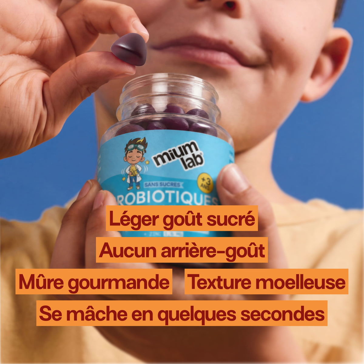 Gummies PROBIOTIQUES SANS SUCRES ENFANTS | Confort digestif | 30 jours 🧒