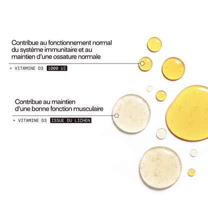 Gummies VITAMINE D SANS SUCRES ENFANTS | Immunité &amp; croissance osseuse | 30 jours 🧒