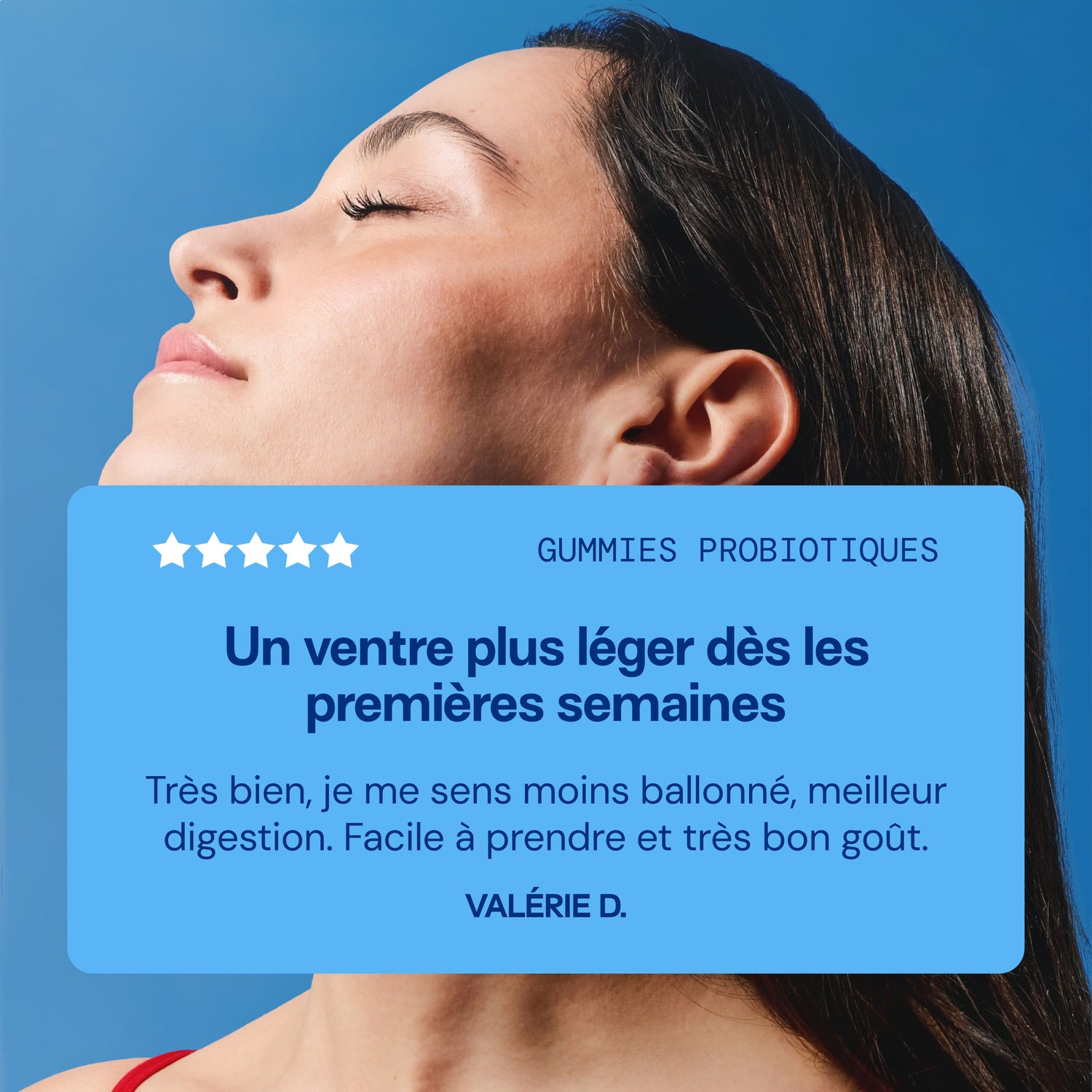 Gummies PROBIOTIQUES SANS SUCRES | Confort digestif | 21 jours