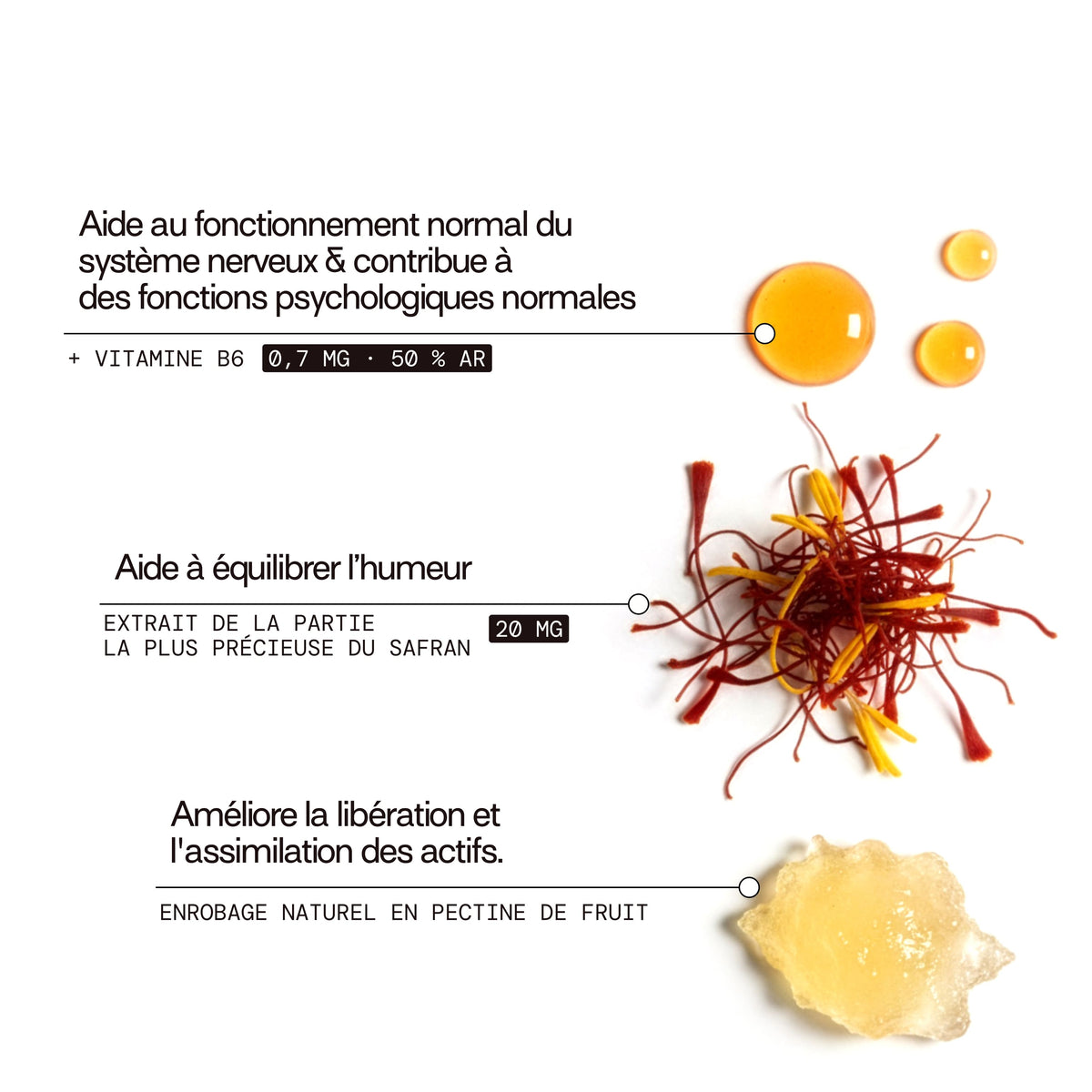 Gummies SAFRAN B6 FRAISE ENFANTS | Calme et concentration | 30 jours 🧒