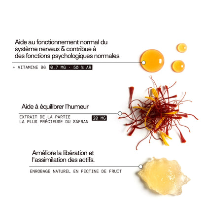 Gummies SAFRAN B6 FRAISE ENFANTS | Calme et concentration | 30 jours 🧒
