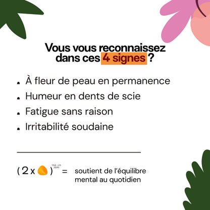 Gummies SAFRAN B6 PÊCHE SANS SUCRES | Équilibre émotionnel | 21 jours