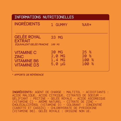 Gummies IMMU ROYALE ENFANTS | Système immunitaire | 30 jours 🧒