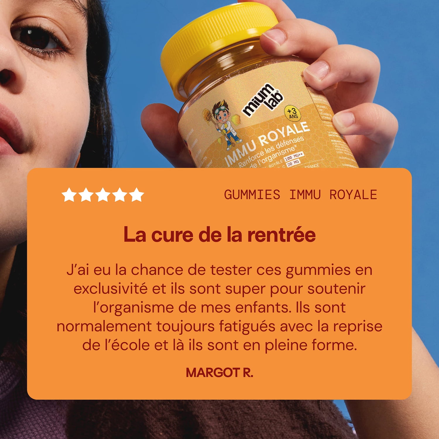 Gummies IMMU ROYALE ENFANTS | Système immunitaire | 30 jours 🧒