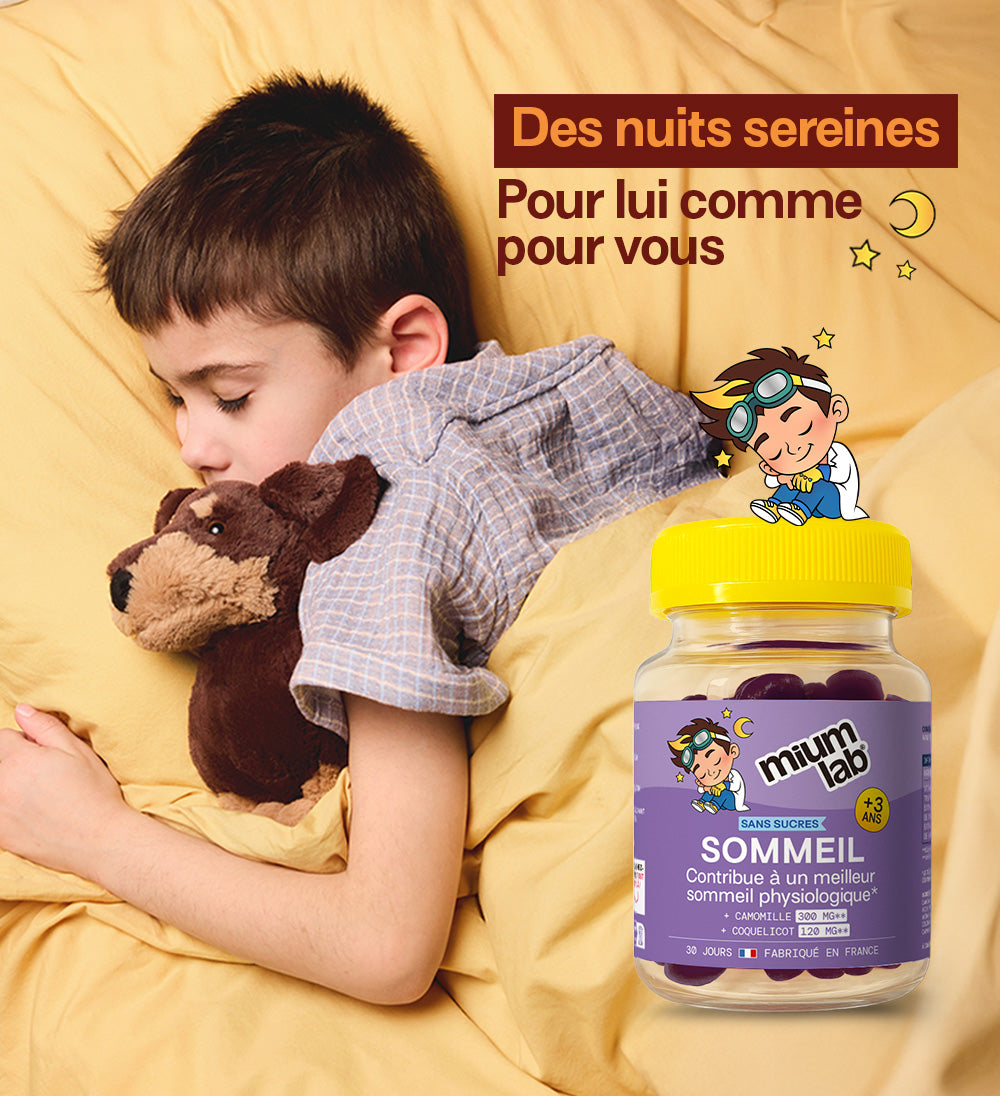 Gummies SOMMEIL SANS SUCRES ENFANTS | Qualité du sommeil | 30 jours 🧒