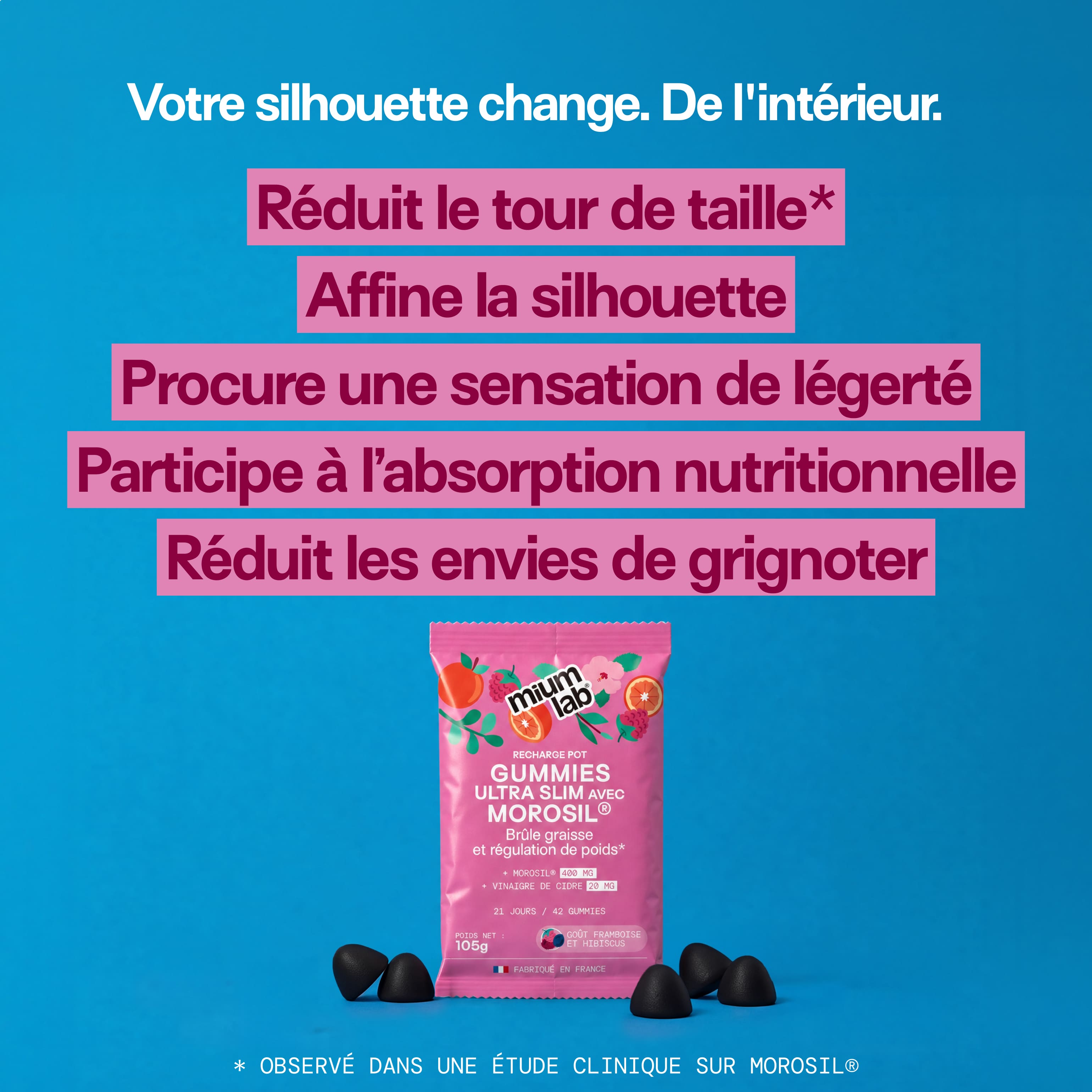 Éco-recharge ULTRA SLIM MOROSIL | Brûle-graisse et régulation du poids | 21 jours
