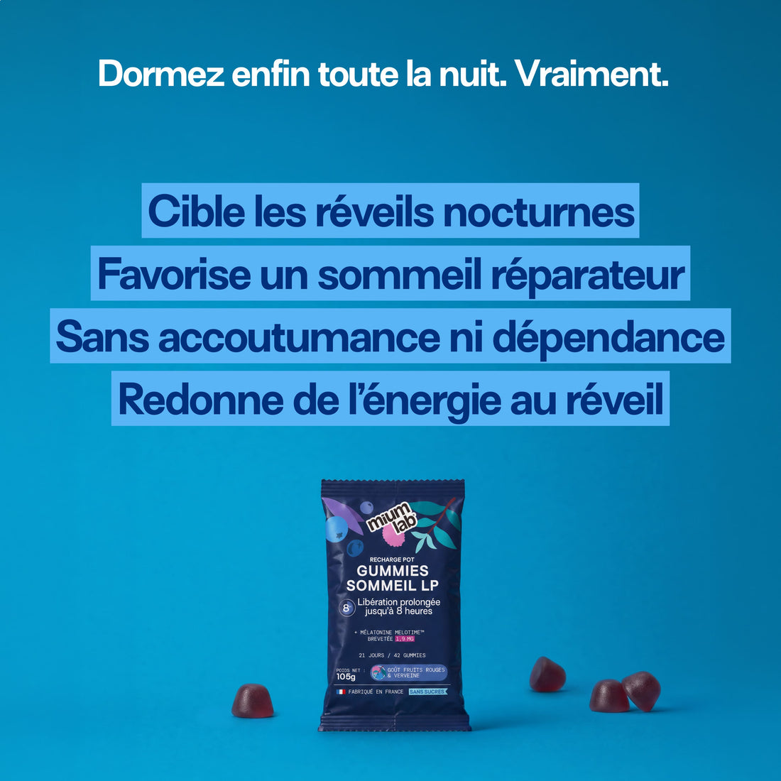 Éco-recharge SOMMEIL LIBÉRATION PROLONGÉE | Réduit les réveils nocturnes | 21 jours