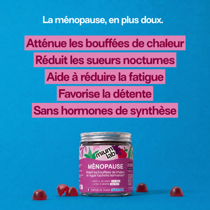 Gomitas Menopausia SIN AZÚCARES | Sofocos, fatiga | 21 días ♨️