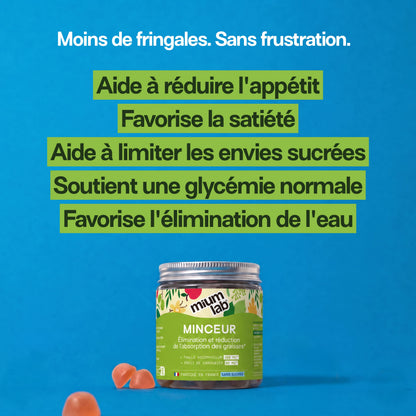 Gummies MINCEUR SANS SUCRES | Perte de poids | 21 jours