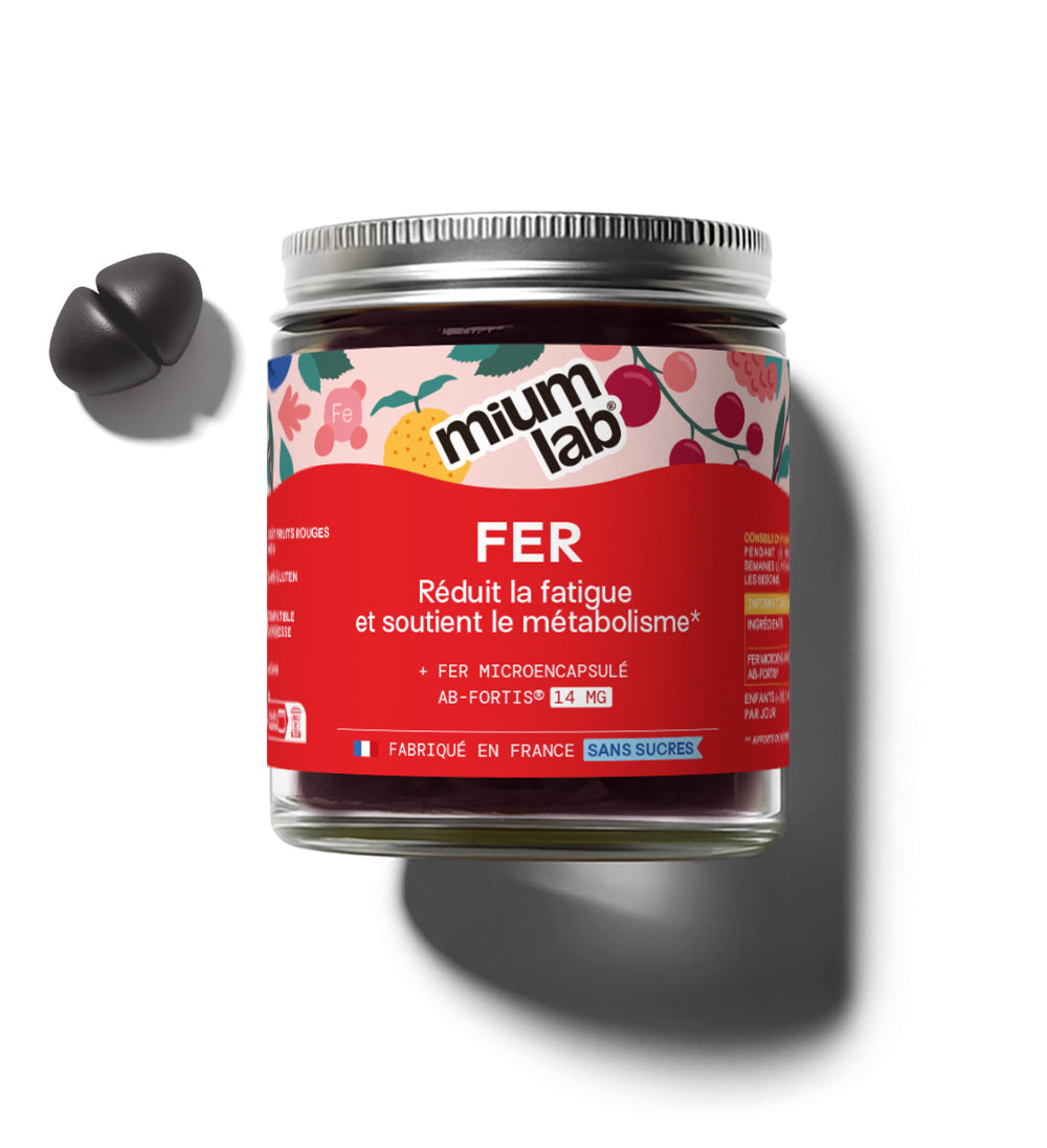 Pot de gummies Fer