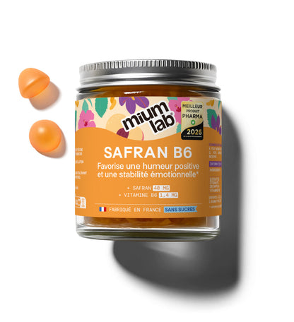 Pot de gummies Safran pêche